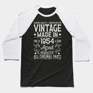 Vintage 1954 70th Birthday Baseball T-Shirt